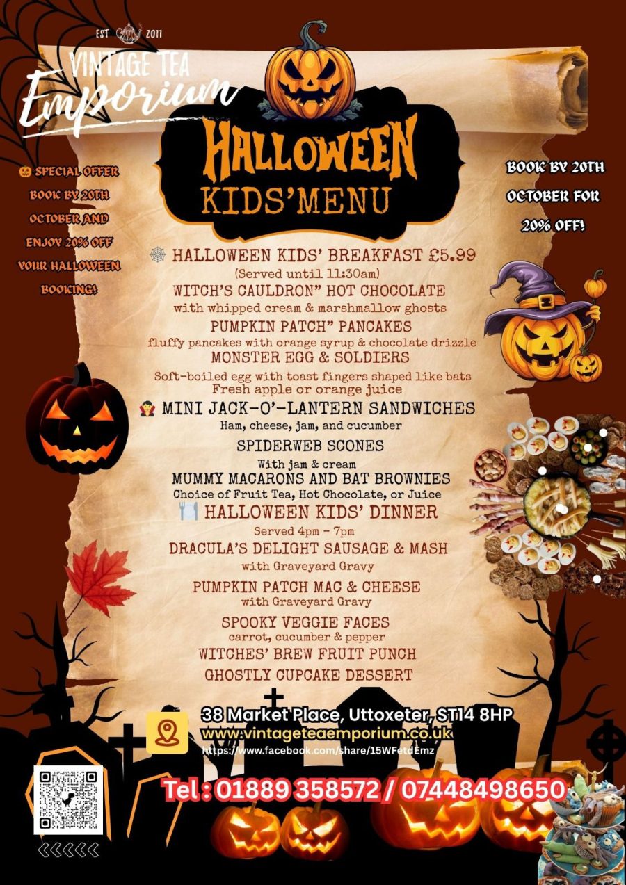 Halloween Kids’ Menu